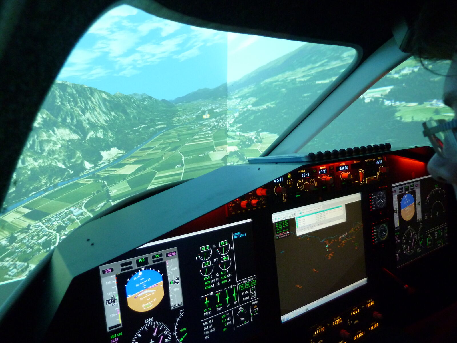 Cockpit Aussicht