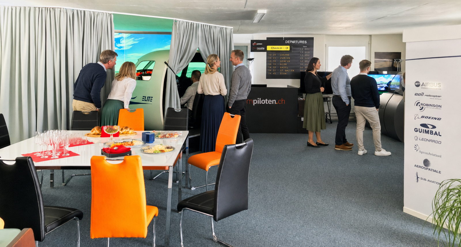 Raclette Abend im Simulationscenter
